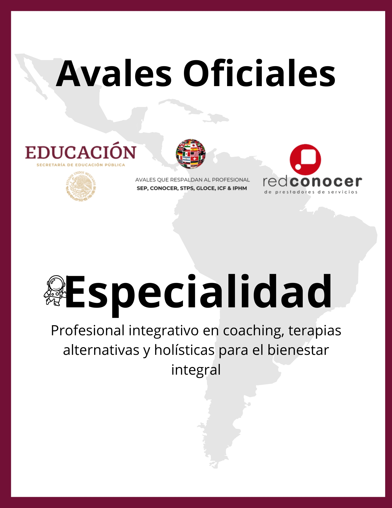 Certificación y aval profesional de Gilda Ortiz Martínez